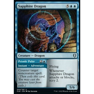 Magic löskort: Commander Legends: Battle for Baldur's Gate: Sapphire Dragon