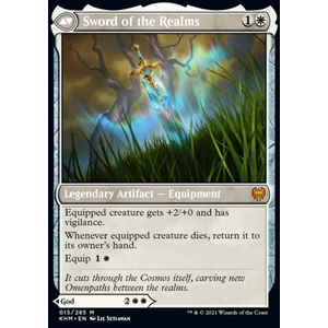 Magic löskort: Kaldheim: Halvar, God of Battle // Sword of the Realms