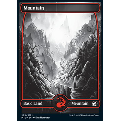 Magic löskort: Innistrad: Midnight Hunt: Mountain (v.2)