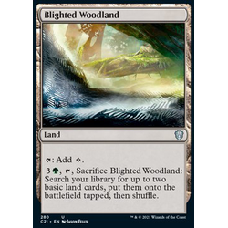 Magic Löskort: Commander: Strixhaven: Blighted Woodland