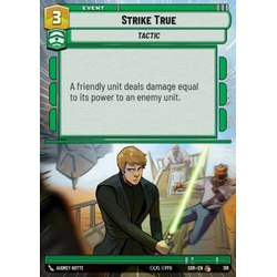 Star Wars: Unlimited Löskort: Spark of Rebellion: Strike True (Hyperspace)