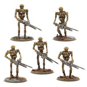 Konflikt '47: British Commonwealth Mk I Automated Infantry with MMG (resin) (5)