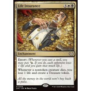 Magic löskort: Commander: Duskmourn: Life Insurance