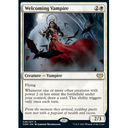 Magic löskort: Innistrad: Crimson Vow: Welcoming Vampire (Foil)