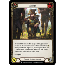 FaB Löskort: Monarch Unlimited: Belittle (Red) (Rainbow Foil)