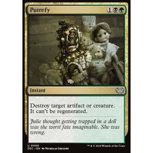 Magic löskort: Commander: Duskmourn: Putrefy