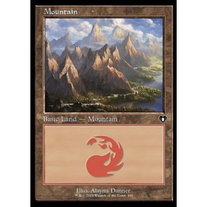 Magic löskort: Commander Masters: Mountain (Foil)