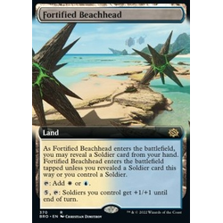 Magic löskort: The Brothers' War: Fortified Beachhead (alternative art)