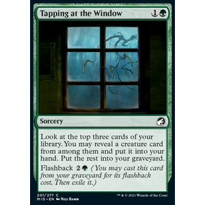 Magic löskort: Innistrad: Midnight Hunt: Tapping at the Window