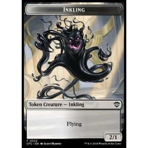 Magic löskort: Outlaws of Thunder Junction: Inkling Token (WB 2/1) // Treasure Token