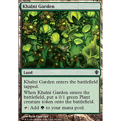 Magic löskort: Commander 2013: Khalni Garden