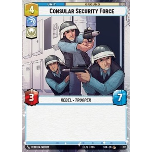 Star Wars: Unlimited Löskort: Spark of Rebellion: Consular Security Force (Hyperspace)