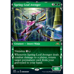 Magic löskort: Kamigawa: Neon Dynasty: Spring-Leaf Avenger (V.1)