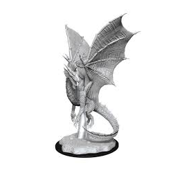 Nolzur's Marvelous Miniatures (unpainted): Young Silver Dragon