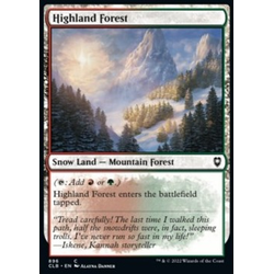 Magic löskort: Commander Legends: Battle for Baldur's Gate: Highland Forest