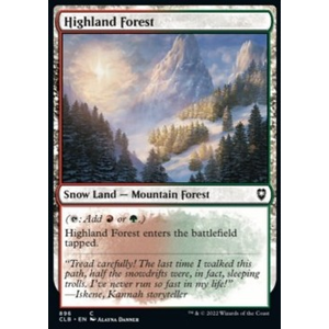 Magic löskort: Commander Legends: Battle for Baldur's Gate: Highland Forest