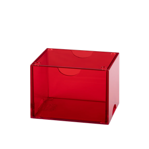 Dragon Shield Deck Strongbox - Clear Red