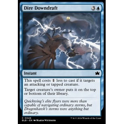 Magic löskort: Bloomburrow: Dire Downdraft (Foil)