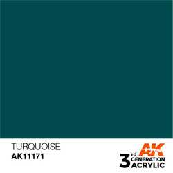 3rd Gen Acrylics: Turquoise