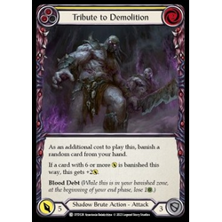 FaB Löskort: Dusk till Dawn: Tribute to Demolition (Yellow) (Rainbow Foil)