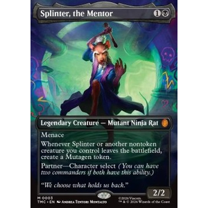 Magic löskort: Commander: Teenage Mutant Ninja Turtles: Splinter, the Mentor