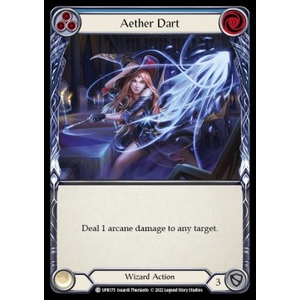 FaB Löskort: Uprising: Aether Dart (Blue) (Rainbow Foil)