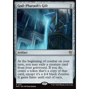 Magic löskort: Magic: Commander: Aetherdrift: God-Pharaoh's Gift