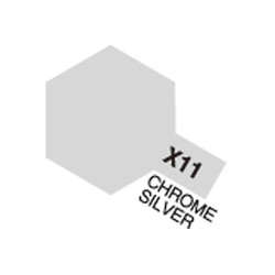 Tamiya: X-11 Chrome Silver (10ml)
