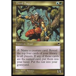 Magic löskort: Tempest: Wood Sage