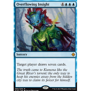 Magic löskort: Ixalan: Overflowing Insight