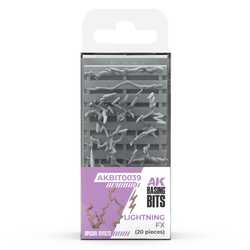 AK Basing Bits: Lightning Fx (resin) (20)