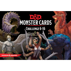 D&D 5.0: Monster Cards - Challenge 6-16