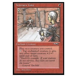 Magic löskort: Alliances: Veteran's Voice v.1