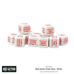 Orders Dice packs - White (12)