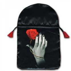 Rose Hand Satin Bag for Tarot Cards (160 x 225 mm)