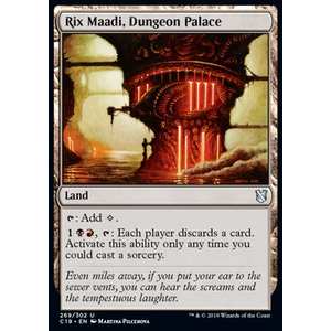 Magic löskort: Commander 2019: Rix Maadi, Dungeon Palace