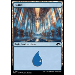 Magic löskort: Modern Horizons 3: Island (Foil)