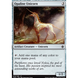 Magic löskort: Conspiracy: Take the Crown: Opaline Unicorn (Foil)