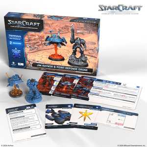StarCraft®: Terran Hero - Jim Raynor & Point Defense Drone (plastic) (2)