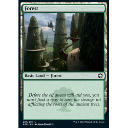 Magic löskort: Adventures in the Forgotten Realms: Forest (Foil)