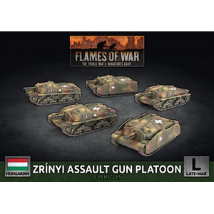 Hungarian Zrinyi Assault Gun Platoon (plastic)