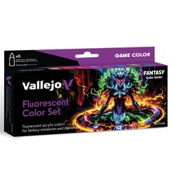 Vallejo Game Color: Fluorescent Color Set (8x18ml)