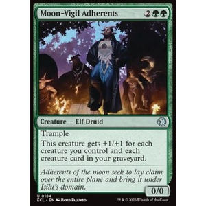 Magic löskort: Lorwyn Eclipsed: Moon-Vigil Adherents