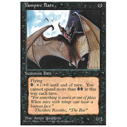 Magic löskort: 4th Edition: Vampire Bats