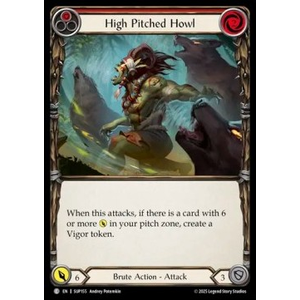 FaB Löskort: Super Slam: High Pitched Howl (Red) (Rainbow Foil)