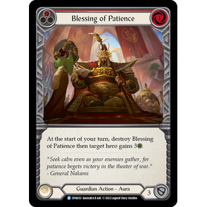 FaB Löskort: Dynasty: Blessing of Patience (Red)