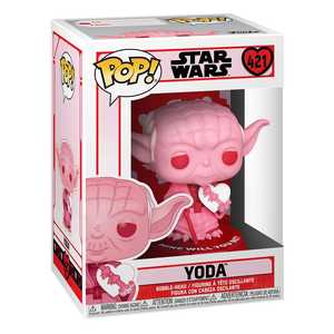 Yoda With Heart Valentines POP! Vinylfigur