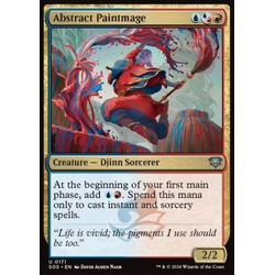 Magic löskort: Secrets of Strixhaven: Abstract Paintmage