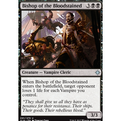 Magic löskort: Ixalan: Bishop of the Bloodstained