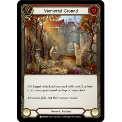 FaB Löskort: Monarch Unlimited: Memorial Ground (Red)